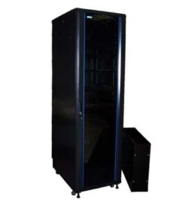 Купить Шкаф напольный 19", 45U TWT TWT-CBB-47U-6x6-G1 Business, 600x600, черный, передняя дверь стекло, задняя дверь распашная металл - X-891413 из реестра по лучшей цене