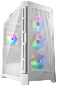 Купить Корпус eATX Cougar Airface Pro RGB White белый, без БП, боковая панель из закаленного стекла, 4х120mm ARGB Fan, ARGB Fan Hub - X-1071198 из реестра по лучшей цене