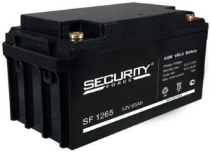 Купить Аккумулятор Security Force 12 В, 65 Ач SF 1265 герметичный свинцово-кислотный - X-579144 из реестра по лучшей цене