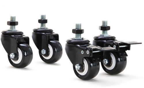 Артикул: X-996870 - Комплект Wize Pro WCAST колесиков для напольной установки настенных рэковых шкафов 12U (4 шт.- 2 шт без фиксатора