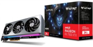 Купить Видеокарта PCI-E Sapphire Radeon RX 7900 XTX NITRO+ (11322-01-40G) 24GB GDDR6 384bit 5nm 1855/20000MHz 2*HDMI/2*DP - X-1030186 из реестра по лучшей цене