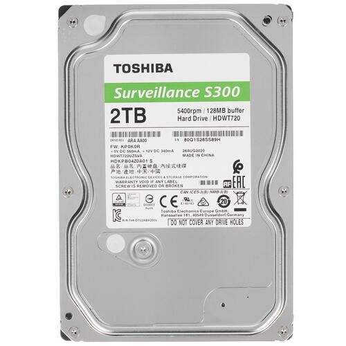 Артикул: X-814255 - Жесткий диск 2TB SATA 6Gb/s Toshiba (KIOXIA) S300 HDWT720UZSVA 3.5" 5400rpm 128MB - фото