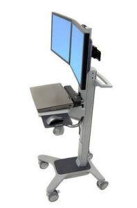 Купить Рабочее место Ergotron WorkFit-P 24-194-055 для двух мониторов Neo-Flex Dual WideView WorkSpace - X-378528 из реестра по лучшей цене