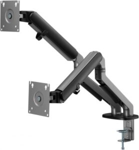 Купить Кронштейн настольный Ultramounts UM735BL для мониторов, черный/серый, 17"-27", макс. 7кг, поворот и наклон - X-1100254 из реестра по лучшей цене