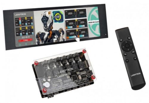 Артикул: X-1028045 - Панель управления Lamptron CU783 ARGB LAMP-CU783A Fan & Light Controller - фото