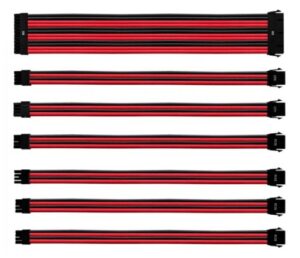 Купить Комплект Cooler Master CMA-NEST16RDBK1-GL удлинителей для БП, красный/черный, 30см - X-997646 из реестра по лучшей цене
