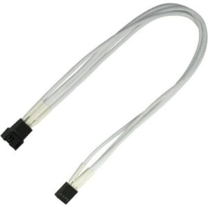Купить Удлинитель Nanoxia NXPWV3EW 4-pin PWM, 30см, индивидуальная оплетка, белый - X-739475 из реестра по лучшей цене