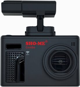 Купить Видеорегистратор Sho-me COMBO NOTE WIFI DUO с радар-детектором, 1920*1080, IPS 2.4", 135 °, microSD, черный - X-918690 из реестра по лучшей цене