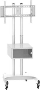 Купить Стойка мобильная 2MVESA MediaStand 20 MDS-0020-S для дисплея 32-55", 1800 макс, отсек, полка, серебро - X-887575 из реестра по лучшей цене