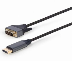 Купить Кабель интерфейсный DisplayPort-DVI Cablexpert CC-DPM-DVIM-4K-6 4K, 1.8м, 20M/25M, нейлоновая оплетка, метал. разъемы - X-878941 из реестра по лучшей цене