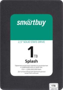 Купить Накопитель SSD 2.5'' SmartBuy SBSSD-001TT-MX902-25S3 Splash 1TB SATA 6Gb/s TLC 560/500MB/s IOPS 89K MTBF 1.5M 7mm - X-749427 из реестра по лучшей цене