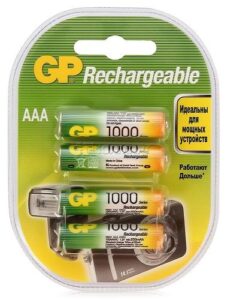 Купить Аккумулятор GP 100AAAHC 1000mAh, 4шт, size AAA, NiMH - X-609909 из реестра по лучшей цене