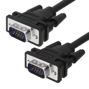 Купить Кабель интерфейсный VGA-VGA GCR GCR-VM2 7м, чёрный, позол контакты, феррит кольца, OD8.0mm, 15M/15M, 28/28AWG, дв экран (33-050614) - X-717218 из реестра по лучшей цене
