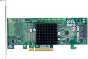 Купить Контроллер Areca ARC-1330-8i PCIe 3.0 x8 LP, SAS/SATA 12G, HBA, 8port (2*int SFF8643), RTL - X-953548 из реестра по лучшей цене