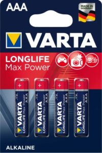Купить Батарейка Varta LONGLIFE MAX POWER (MAX TECH) LR03 AAA 04703101404 BL4 Alkaline 1.5V - X-1013592 из реестра по лучшей цене