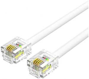 Купить Кабель телефонный Vention IQBWH плоский RJ11 (6P4C) - 2м. белый - X-982779 из реестра по лучшей цене