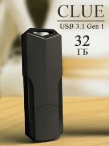 Купить Накопитель USB 3.1 32GB SmartBuy SB32GBCLU-K3 Clue, чёрный - X-890079 из реестра по лучшей цене