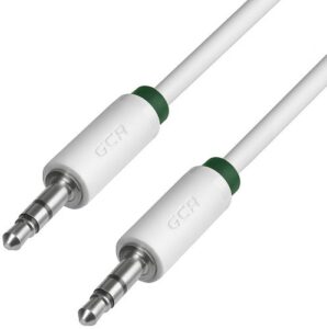 Купить Кабель акустический GCR GCR-AVC1662-3.0m jack 3,5mm/jack 3,5mm белый, зеленая окантовка, ультрагибкий, 28 AWG, M/M, Premium, экран, стерео, 3м - X-754331 из реестра по лучшей цене