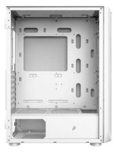 Купить Корпус ATX 1STPLAYER FIREBASE X4 X4-WH-4F1-W белый, без БП, ,боковая панель закаленное стекло, USB 3.0, 2*USB 2.0, audio - X-966683 из реестра по лучшей цене