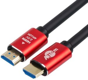 Купить Кабель HDMI Atcom AT5940 1 m (Red/Gold, в пакете) VER 2.0 - X-779982 из реестра по лучшей цене