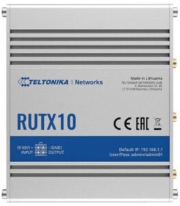 Купить Маршрутизатор промышленный Teltonika Networks RUTX10 4xRJ45 LAN/WAN 1Gbps, WiFi 2.4/5 GHz, 802.11b/g/n/ac Wave 2, bluetooth LE, USB 2.0 - X-870810 из реестра по лучшей цене