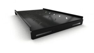 Купить Полка стационарная Hyperline TSH3L-450-RAL9004 глубина 450мм, с боковым креплением, нагрузка до 20 кг, для шкафов серии TTB, TTBR, TTC2, TWB, TWM, TWF - X-699358 из реестра по лучшей цене