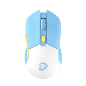 Купить Мышь Wireless Dareu EM901X Blue-White игровая голубой-белый, DPI 400/800/1600/3200/6400/12000, подключение: проводное+2.4GHz, подсветка RGB, с зарядно - X-988566 из реестра по лучшей цене