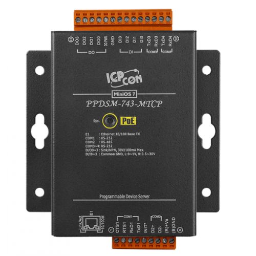 Артикул: X-1049250 - Преобразователь ICP DAS PPDSM-743-MTCP CR PPDS-743-MTCP with Metal Case - фото