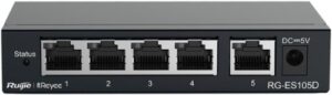Купить Коммутатор неуправляемый RUIJIE NETWORKS RG-ES105D 5-Port unmanaged Switch, 5 10/100base-t Ethernet RJ45 Ports, Steel Case - X-946821 из реестра по лучшей цене