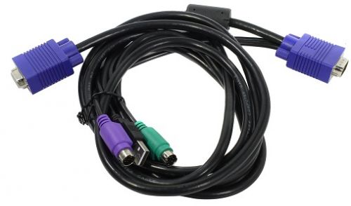 Артикул: X-646667 - Кабель Procase CE0300 3.0м PS/2 + USB для KVM переключателей Procase серии Е - фото