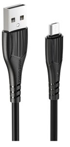 Купить Кабель интерфейсный More Choice K22m USB 2.4A для micro USB TPE 1м Black - X-1013011 из реестра по лучшей цене