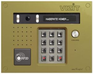 Купить Вызывная панель VIZIT БВД-432RCB (блок вызова) для совместной работы с БУД-420х,-430х, -485х, встроенный считыватель ключей VIZIT-RF2 - X-964586 из реестра по лучшей цене