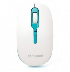 Купить Мышь Wireless Garnizon GMW-460-2 бело-бирюзовый, 1000 DPI, 2 кн. колесо-кнопка - X-887888 из реестра по лучшей цене