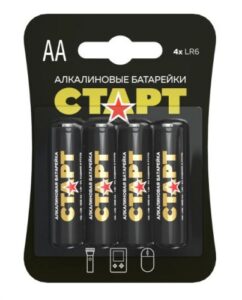 Купить Батарейка Старт LR6-BL4 N 1.5 В, АА, LR6, 4 шт. на блистере - X-1069241 из реестра по лучшей цене