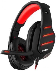 Купить Гарнитура проводная Sven AP-U997MV SV-017507 черный-красный (USB, LED, 7.1) - X-889130 из реестра по лучшей цене