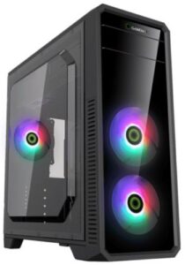Купить Корпус ATX GameMax G561-F RGB черный, без БП, боковая панель из закаленного стекла, USB 3.0, 2*USB 2.0, audio - X-1070902 из реестра по лучшей цене