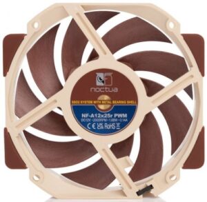 Купить Вентилятор для корпуса Noctua NF-A12X25R-PWM 120x120x25mm, 450-2000rpm, 48-60CFM, 18.8-22.6dBA, 4-pin PWM - X-1054194 из реестра по лучшей цене