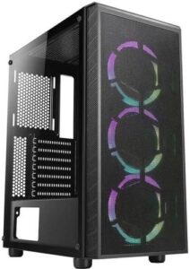 Купить Корпус ATX Azza Prime 360E CSAZ- 360E черный, без БП, боковая панель из закалённого стекла, 2xUSB 3.0, audio - X-1098245 из реестра по лучшей цене