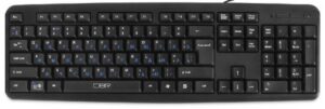Купить Клавиатура CBR KB 109 black, 104 клавиши, USB, 1,8м - X-722372 из реестра по лучшей цене