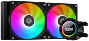 Купить Система охлаждения жидкостная ID-Cooling SL240 XE LGA20XX/1700/1200/115X/AM5/AM4 (2*120mm fan, TDP 3000W, 76.16CFM, 35.2dBa, 4-pin PWM, LCD Display, A - X-1085597 из реестра по лучшей цене