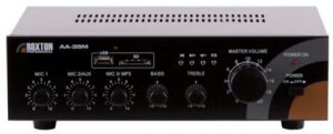 Купить Усилитель Roxton AA-35M трансляционный mp3, WMA с разъемами для установки USB/SD/MMC-карт. 35 Вт, USB-проигрыватель, 3 микр./2 лин. входа - X-542440 из реестра по лучшей цене