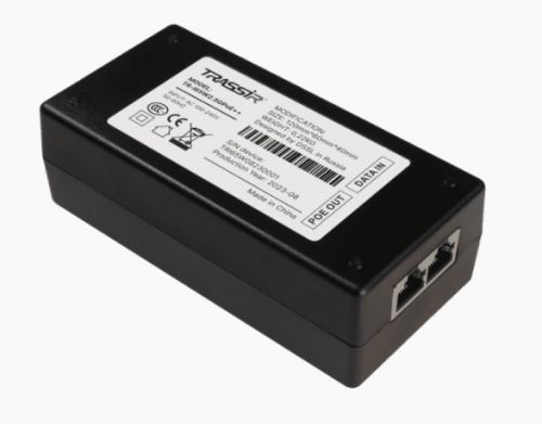 Артикул: X-1068829 - Инжектор PoE TRASSIR TR-I65W2.5GPoE++ Вход: 100-240В 50/60Гц . Мощность POE на порт 65Вт. Общий бюджет 65Вт - фото