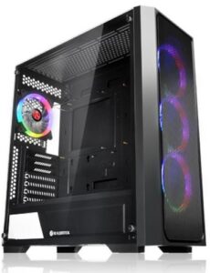 Купить Корпус eATX Raijintek PONOS MS4 0R20B00197 черный, без БП, боковая панель закаленное стекло, USB 3.0, 2*USB 2.0, audio - X-974032 из реестра по лучшей цене