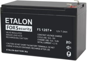 Купить Аккумулятор ETALON FS 1207+ 12В 7Ач - X-1065102 из реестра по лучшей цене