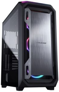 Купить Корпус eATX Cougar MX670 RGB черный, без БП, боковая панель из закаленного стекла, USB Type-C, USB 3.0, audio - X-956801 из реестра по лучшей цене