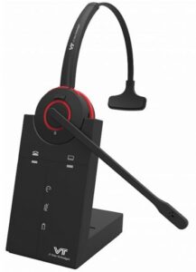 Купить Гарнитура беспроводная VT VT9400 моноауральная, HD звук, Safetone, шумоподавление, LED-индикация, для использования с компьютером и любым IP-телефоном - X-678371 из реестра по лучшей цене
