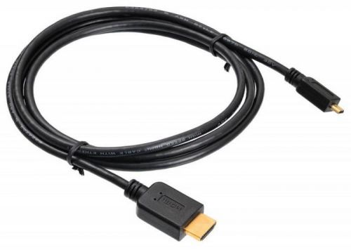 Артикул: X-255055 - Кабель интерфейсный HDMI-micro HDMI Buro 19M/19M v 1.4 microHDMI-HDMI-1.8 1.8м черный 817227 - фото