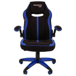 Купить Кресло игровое Chairman Game 19 ткань черн./синий н.п. - X-899463 из реестра по лучшей цене