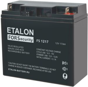 Купить Аккумулятор ETALON FS 1217 12В 17Ач - X-1065103 из реестра по лучшей цене