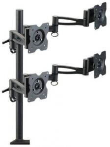 Купить Кронштейн настольный Kromax OFFICE-4 Kromax_20238 15-32", макс. 8кг, поворот и наклон, черный - X-554047 из реестра по лучшей цене